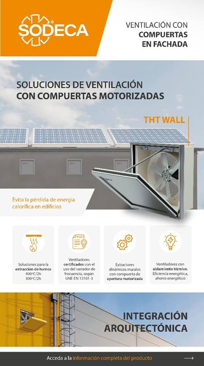 Ventilación con compuertas